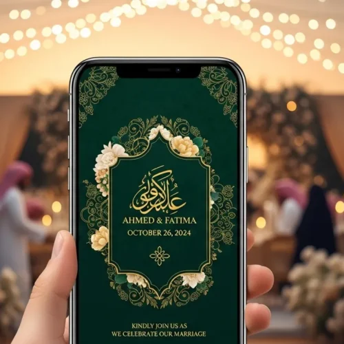 دعوات VIP مطبوعة